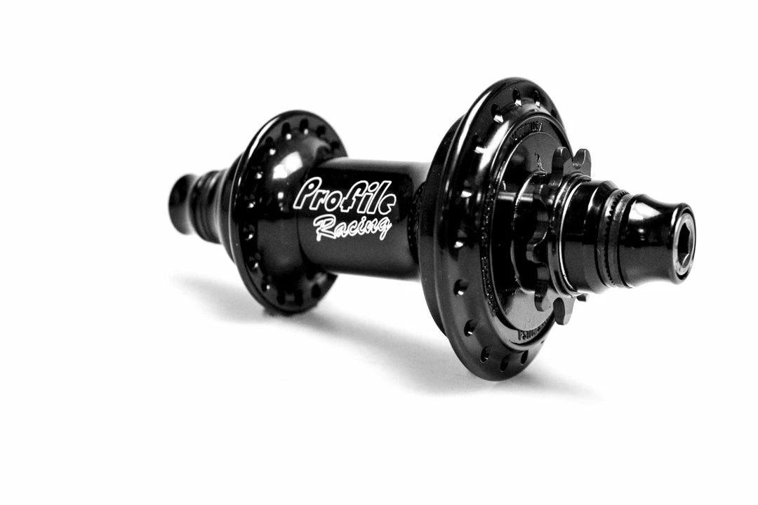 Profile Elite Street/ Park Rear Cassette Hub - 9T Cromo - 36H - 3/8" Female Hubs 2 Profile Elite Street/ Park Rear Cassette Hub - 9T Cromo - 36H - 3/8" Female Hubs