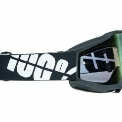 PROTECTIVE GEAR 100% Accuri Moto Goggles-Black Tornado-Mirrored Gold Lens