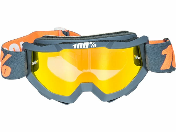 100% Accuri Moto Goggles-Matte Gunmetal-Mirrored Red Lens 2 100% Accuri Moto Goggles-Matte Gunmetal-Mirrored Red Lens