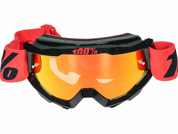 PROTECTIVE GEAR 100% Accuri Youth Goggles-Inferno-Mirrored Red Lens 2 PROTECTIVE GEAR 100% Accuri Youth Goggles-Inferno-Mirrored Red Lens