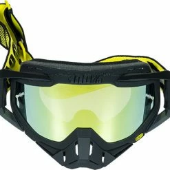 100% Racecraft Goggles-Raceday-Mirrored Gold Lens PROTECTIVE GEAR