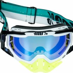100% Racecraft Goggles-St Barth-Mirrored Green Lens