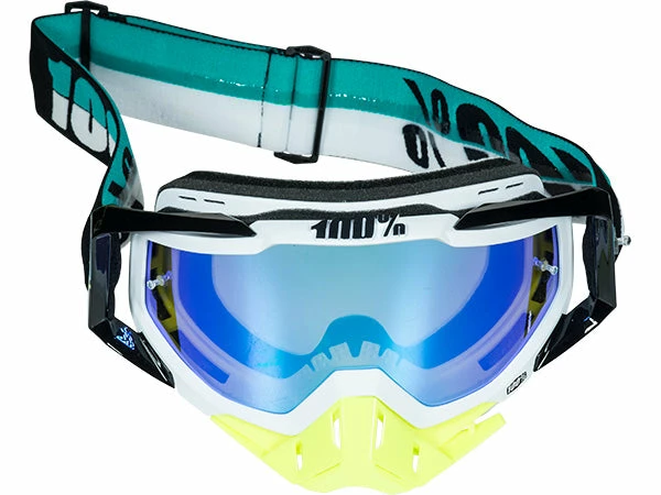 100% Racecraft Goggles-St Barth-Mirrored Green Lens 2 100% Racecraft Goggles-St Barth-Mirrored Green Lens