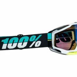 100% Racecraft Goggles-St Barth-Mirrored Green Lens