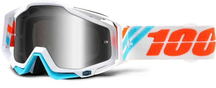 100% Racecraft Goggles-Calculus Ice-Mirror Silver Lens PROTECTIVE GEAR 1 100% Racecraft Goggles-Calculus Ice-Mirror Silver Lens PROTECTIVE GEAR