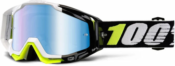 PROTECTIVE GEAR 100% Racecraft Goggles-Emrata-Mirror Blue Lens 1 PROTECTIVE GEAR 100% Racecraft Goggles-Emrata-Mirror Blue Lens