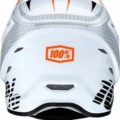 100% Status BMX Race Helmet-DDay White PROTECTIVE GEAR