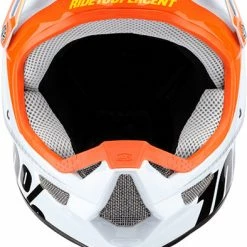 100% Status BMX Race Helmet-DDay White PROTECTIVE GEAR