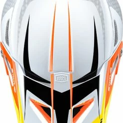 100% Status BMX Race Helmet-DDay White PROTECTIVE GEAR