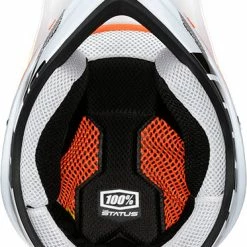 100% Status BMX Race Youth Helmet-DDay White