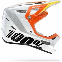 100% Status BMX Race Youth Helmet-DDay White