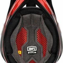 100% Status BMX Race Helmet-Selecta Red