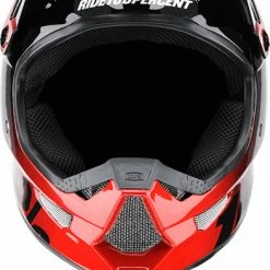 100% Status BMX Race Helmet-Selecta Red