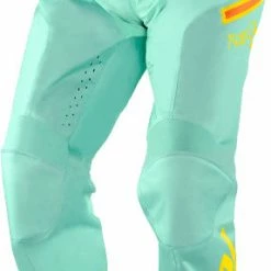 100% R-Core Downhill Pants-Supra Seafoam/Yellow RACE WEAR