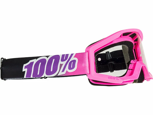 100% Strata Jr Goggles-Bubble Gum PROTECTIVE GEAR 1 100% Strata Jr Goggles-Bubble Gum PROTECTIVE GEAR