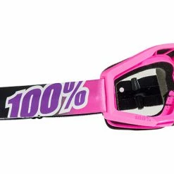 100% Strata Moto Goggles-Bubble Gum PROTECTIVE GEAR