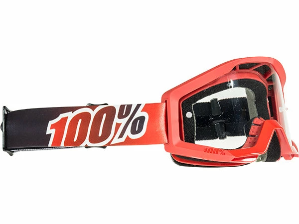 100% Strata Moto Goggles-Fire Red PROTECTIVE GEAR 1 100% Strata Moto Goggles-Fire Red PROTECTIVE GEAR