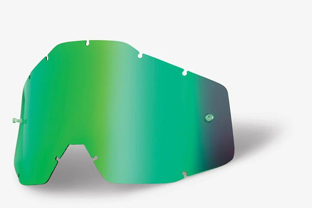 PROTECTIVE GEAR 100% Accuri/Strata Youth Replacement Lens-Mirror Green 1 PROTECTIVE GEAR 100% Accuri/Strata Youth Replacement Lens-Mirror Green