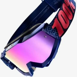 PROTECTIVE GEAR 100% Accuri Goggles-Futura-Mirror Pink Lens
