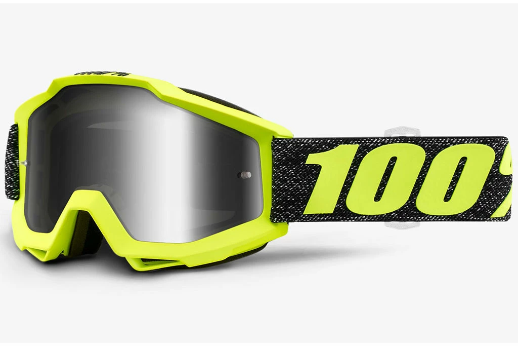 PROTECTIVE GEAR 100% Accuri Goggles-Tresse-Mirror Silver Lens 1 PROTECTIVE GEAR 100% Accuri Goggles-Tresse-Mirror Silver Lens