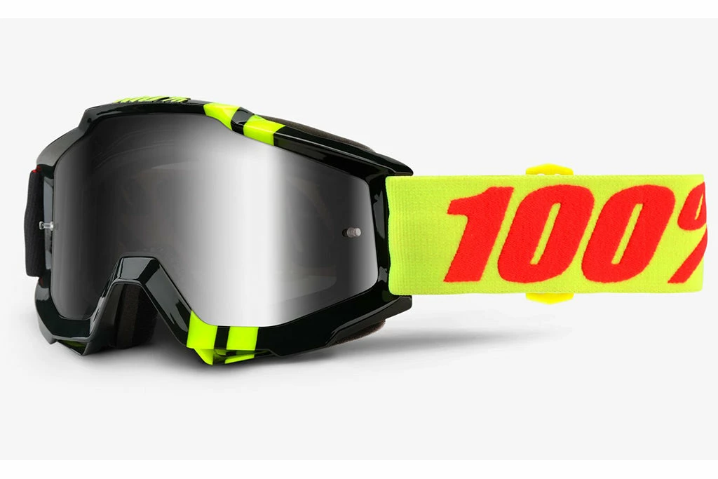 PROTECTIVE GEAR 100% Accuri Goggles-Zerbo-Mirror Silver Lens 1 PROTECTIVE GEAR 100% Accuri Goggles-Zerbo-Mirror Silver Lens