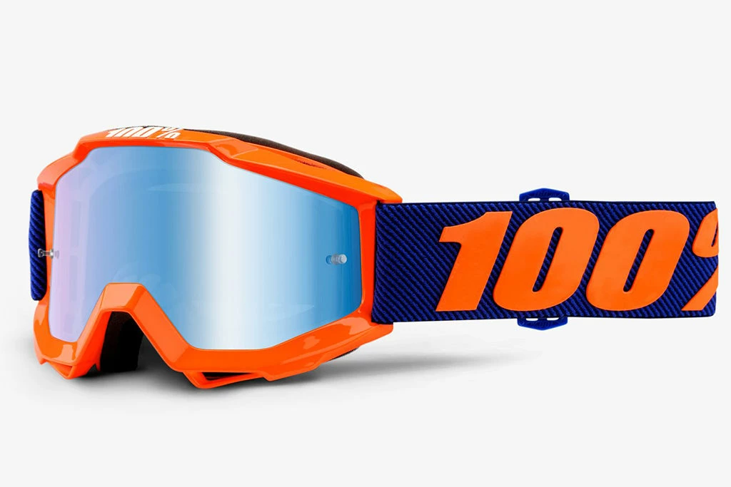 PROTECTIVE GEAR 100% Accuri Youth Goggles-Origami-Mirror Blue Lens 1 PROTECTIVE GEAR 100% Accuri Youth Goggles-Origami-Mirror Blue Lens