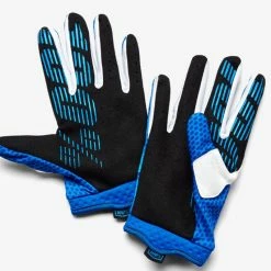 100% ITrack Glove-Blue RACE WEAR