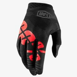 100% ITrack Glove-Black Camo