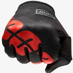 100% ITrack Glove-Black Camo