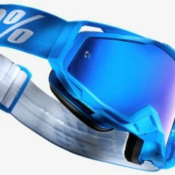 PROTECTIVE GEAR 100% Racecraft Goggles-Monoblock-Mirror Blue Lens