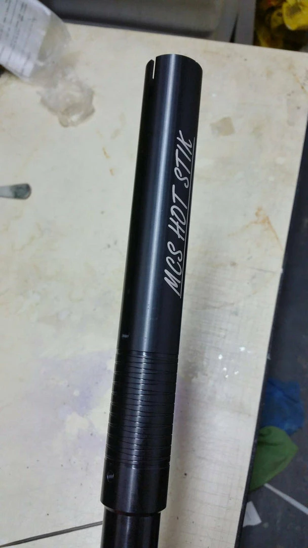 Seat Posts MCS Hot Stik Seat Post Extender-Black 1 Seat Posts MCS Hot Stik Seat Post Extender-Black