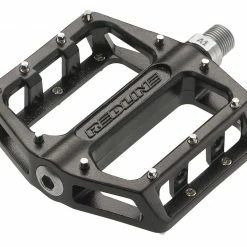 Redline Sealed Bearing Lo-Profile Aluminum Platform Pedal-Black