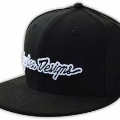 Troy Lee Classic Signature Snapback Hat-Black
