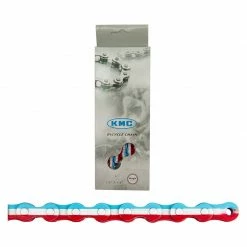 Chains KMC Z510H Chain-1/8"-Red/White/Blue