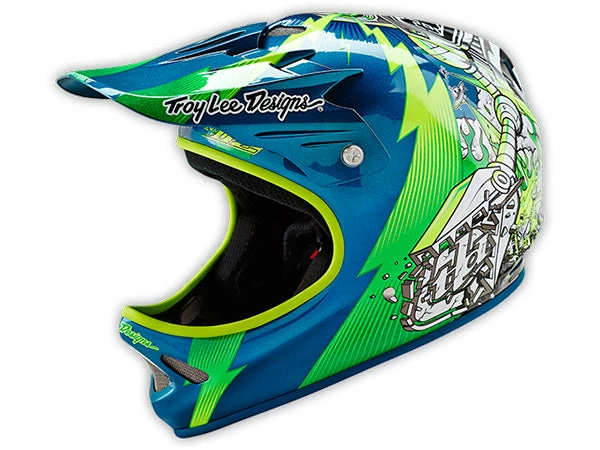 Troy Lee D2 Invade Helmet-Green 1 Troy Lee D2 Invade Helmet-Green