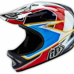 Troy Lee D2 Sonar Helmet-Red/White