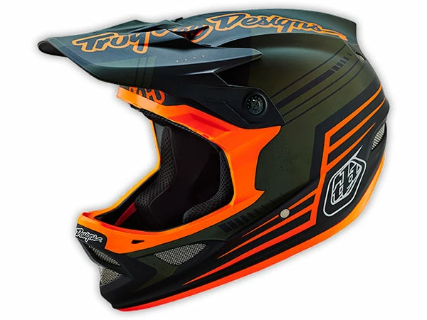 PROTECTIVE GEAR Troy Lee D3 Composite Helmet-Berserk Army Green 1 PROTECTIVE GEAR Troy Lee D3 Composite Helmet-Berserk Army Green