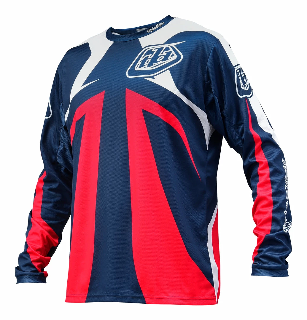 Troy Lee 2016 Sprint Reflex Race Jersey-Red/White/Blue 1 Troy Lee 2016 Sprint Reflex Race Jersey-Red/White/Blue