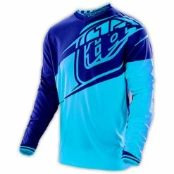 Troy Lee 2016 GP Jersey-Flexion Cyan/Navy RACE WEAR