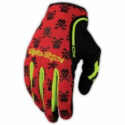 Troy Lee XC Gloves-Anarchy Red RACE WEAR