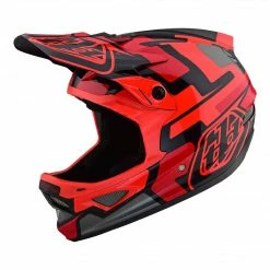 Troy Lee Designs D3 FIberlite Speedcode Helmet-Gray