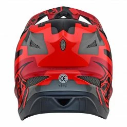 Troy Lee Designs D3 FIberlite Speedcode Helmet-Gray