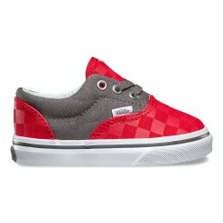 Vans Checkerboard Era-Toddler-Racing Red/Pewter