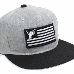 Profile Nation Snapback Hat - Gray/Black