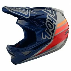 Helmets Troy Lee Designs D3 Fiberlite -Silhouette Navy/Silver
