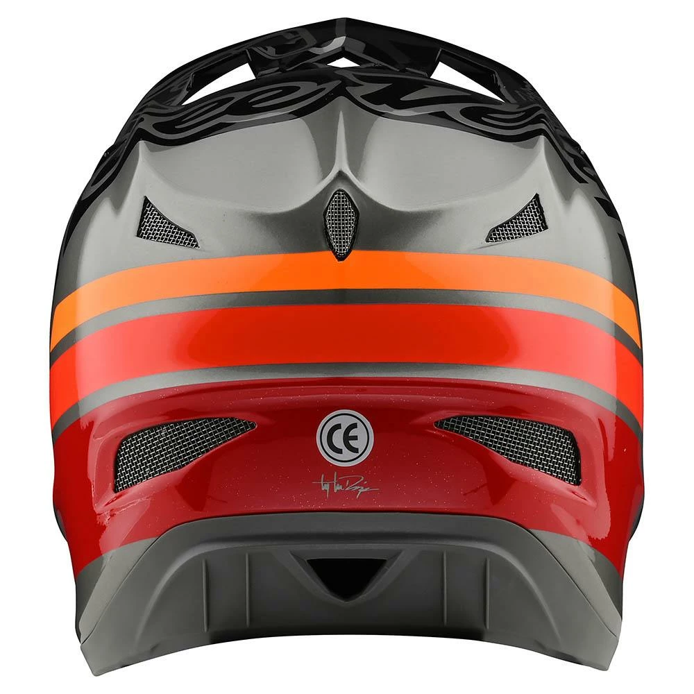 Helmets Troy Lee Designs D3 Fiberlite -Silhouette Navy/Silver 3 Helmets Troy Lee Designs D3 Fiberlite -Silhouette Navy/Silver