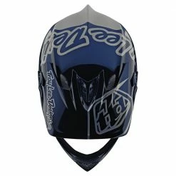 Helmets Troy Lee Designs D3 Fiberlite -Silhouette Navy/Silver 9 Helmets Troy Lee Designs D3 Fiberlite -Silhouette Navy/Silver