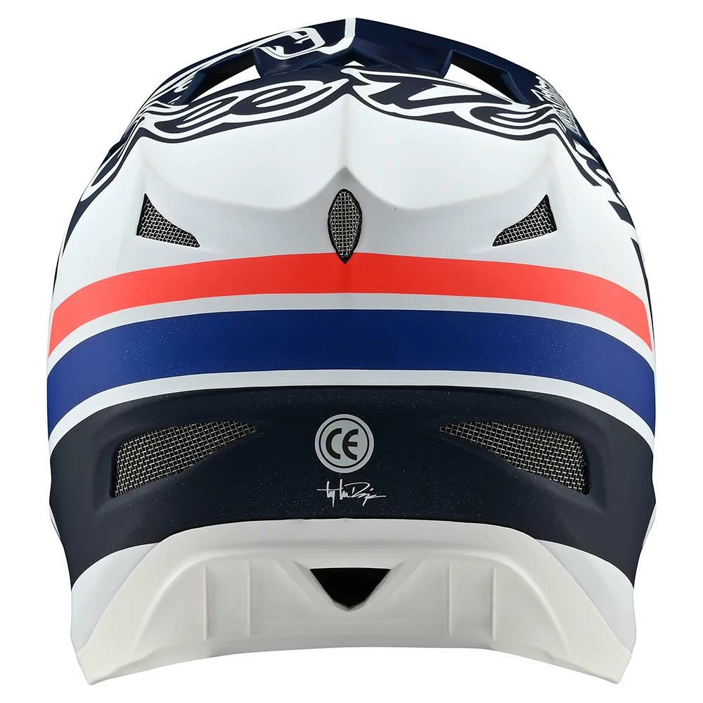Troy Lee Designs D3 Fiberlite-Silhouette Navy/White 3 Troy Lee Designs D3 Fiberlite-Silhouette Navy/White