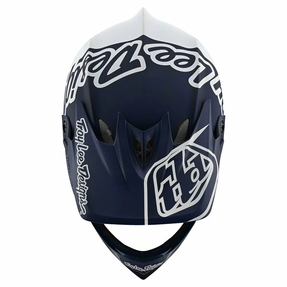 Troy Lee Designs D3 Fiberlite-Silhouette Navy/White 5 Troy Lee Designs D3 Fiberlite-Silhouette Navy/White
