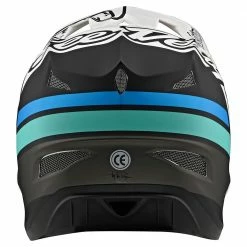 Troy Lee Designs D3 Fiberlite -Silhouette White/Navy Helmets 7 Troy Lee Designs D3 Fiberlite -Silhouette White/Navy Helmets